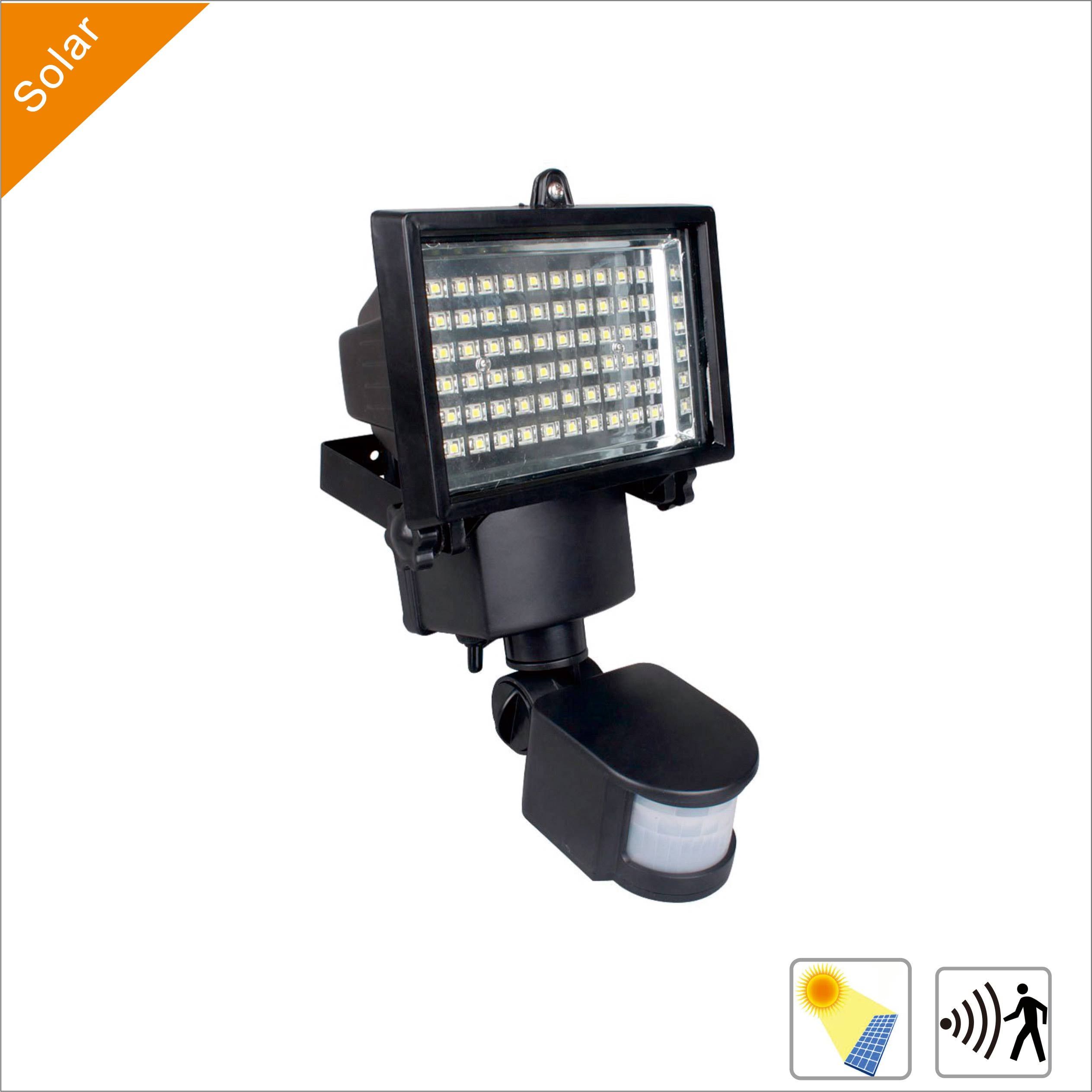 5W 60 LED Solar Light with Sensor Lamp (wall/home light)