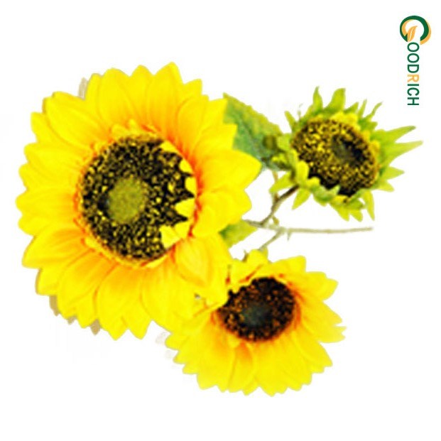 Sunflower Artificial Flower with 3 Heads