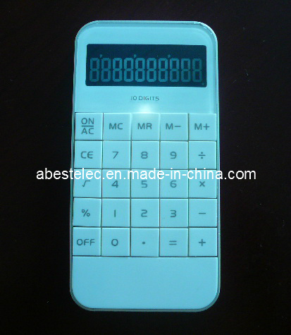 10 Digits I-Phone Shape Calculator with Light