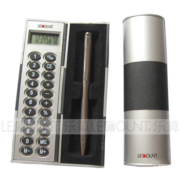 Column Shaped Calculator with a Pen (LC851A)