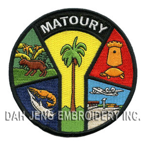 100% Embroidered Patch of Matoury