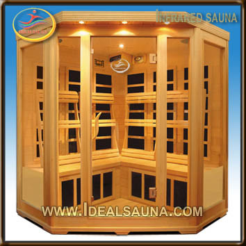 Luxury Carbon Fiber Infrared Sauna House, Health Saunas Infrared