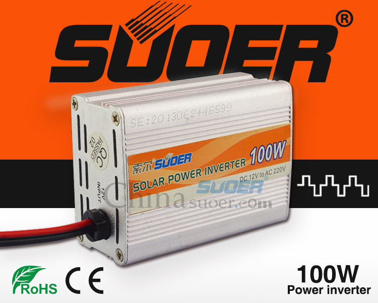 Suoer DC 12V to AC 220V 100W Car Power Inverter (SDA-100A)