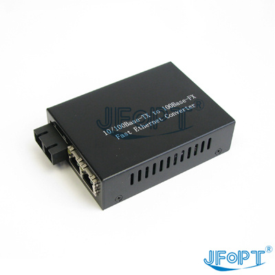 10/100m Fiber to Ethernet Media Converter Single Mode Dual Fiber 1550nm DFB 80km