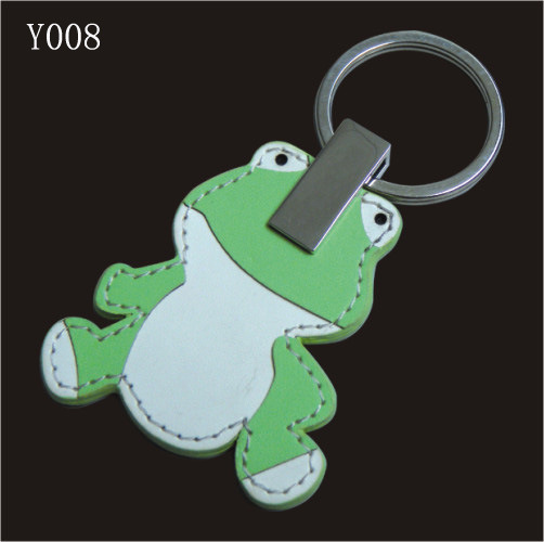 Leather Frog Key Chain (Y008)