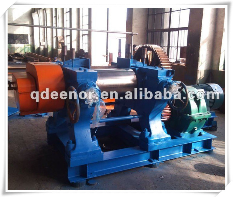 Fine Efficiency Open Mixing Mill Rubber Machinery for Reclaimed Rubber Making