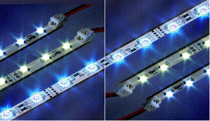 Rigid SMD LED Strip Light With 30 SMD LED, 12V DC