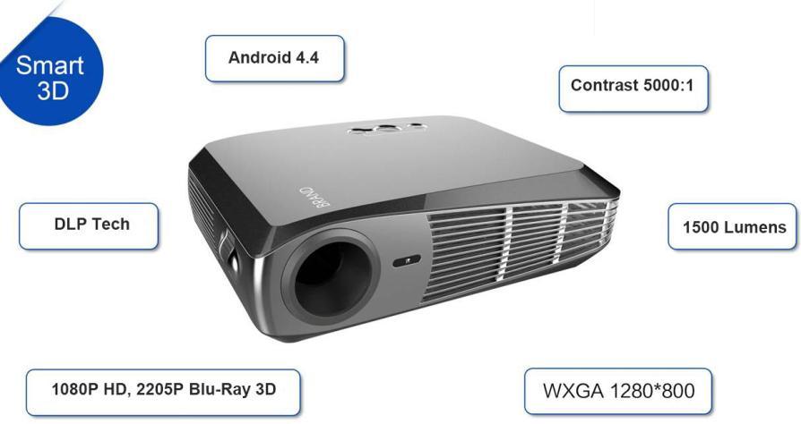 HDMI LED Mini Portable Projector, Cheapest HDMI Video Game Home Theater Projector