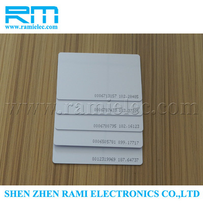 High Quality RFID Key Card/Blank Smart Card From China Factory