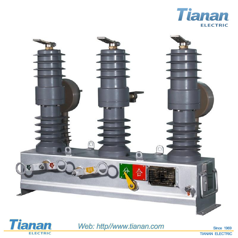 Zw32-12kv Hv Contactor Power Transmission/Distribution AC Vacuum Circuit Breaker