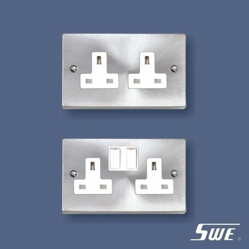 2 Gang Socket Outlet 13A (T Range)