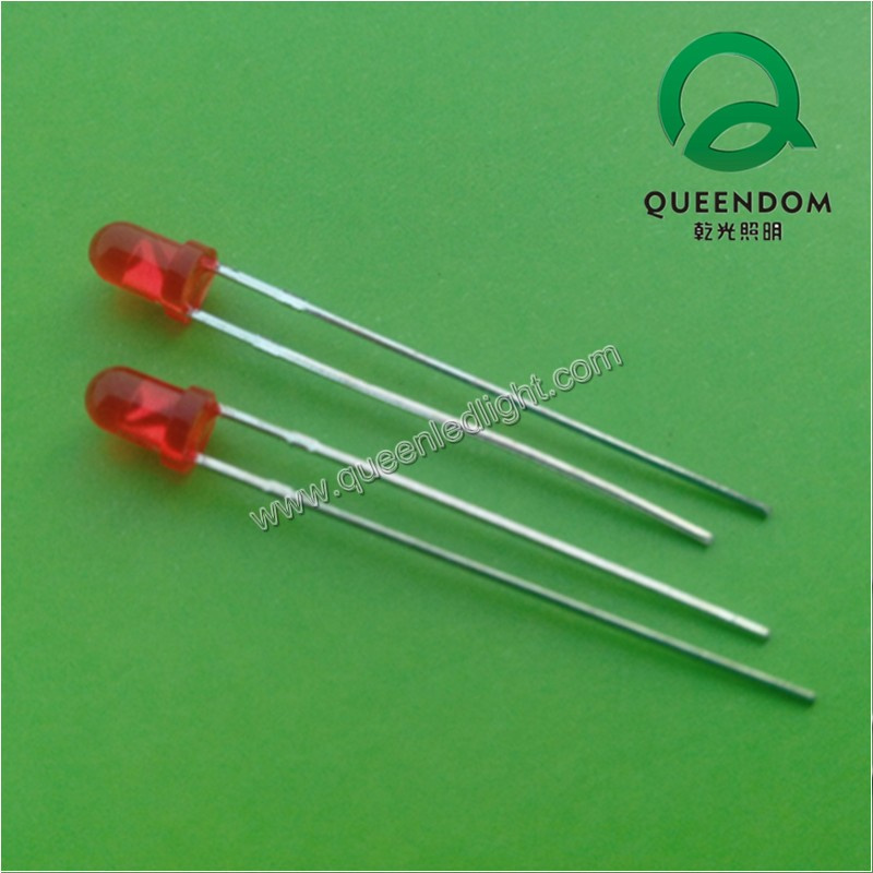 3mm Red Diffused Round LED