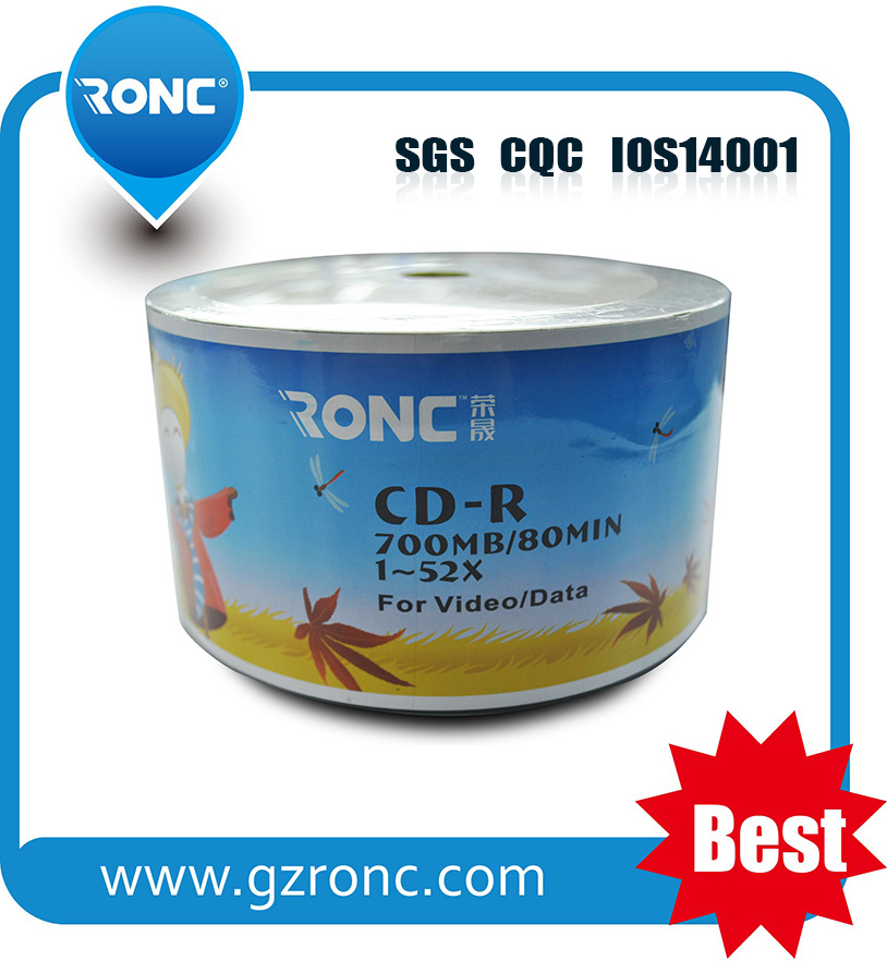 700MB 80min 52X Printable Blank CD-R Single Layer