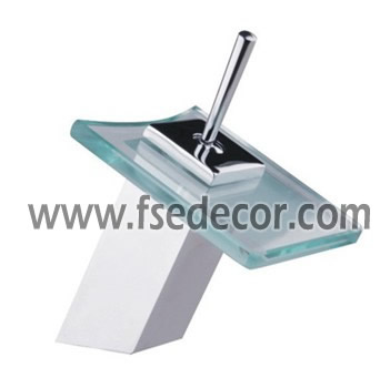 Watermark & Wels Rectangular Glass Waterfall Taps