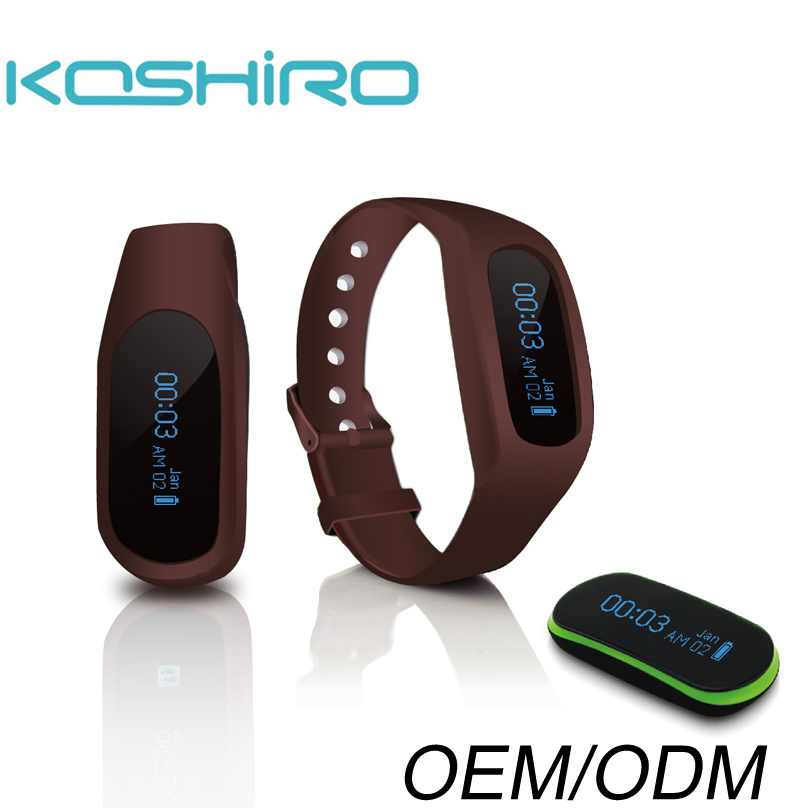 Sillicone OLED Sport Fitness Bluetooth Wrist Smartwatch