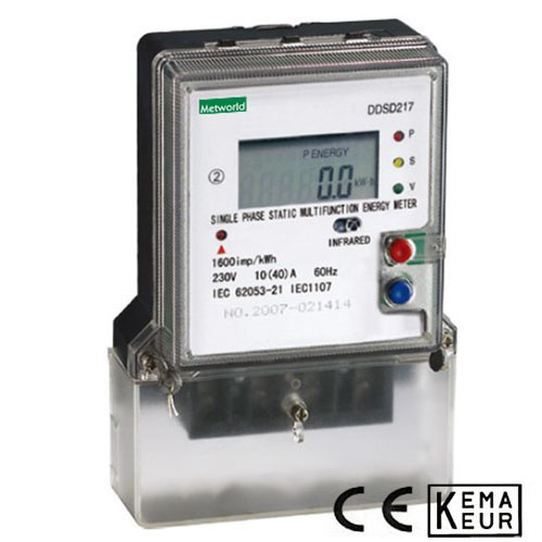 Single Phase Static Multifunction Energy Meter