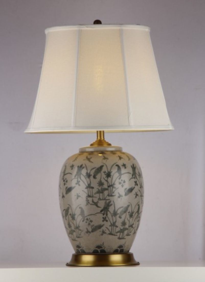 Simple Pattern Decor Ceramic Table Lighting (MT212146)