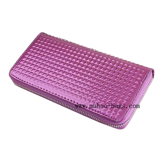 Fashion PU Leather Wallet for Lady (MH-2069 purple)