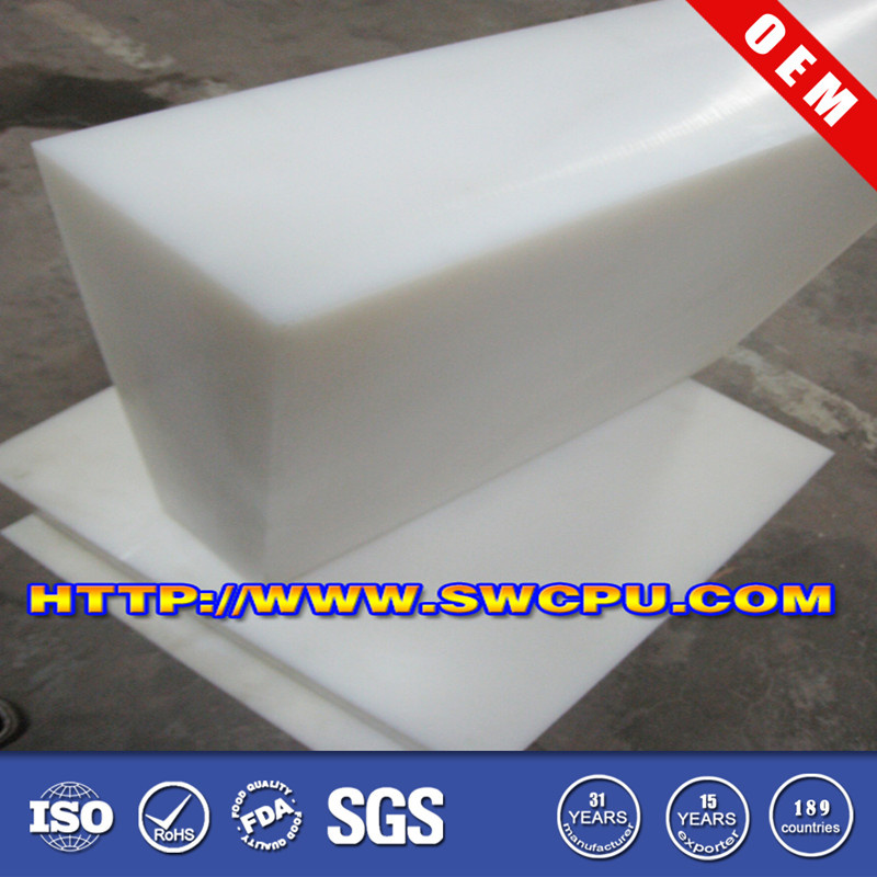 Customized Different Types Extrude Plastic Parts Trim (SWCPU-P-T139)