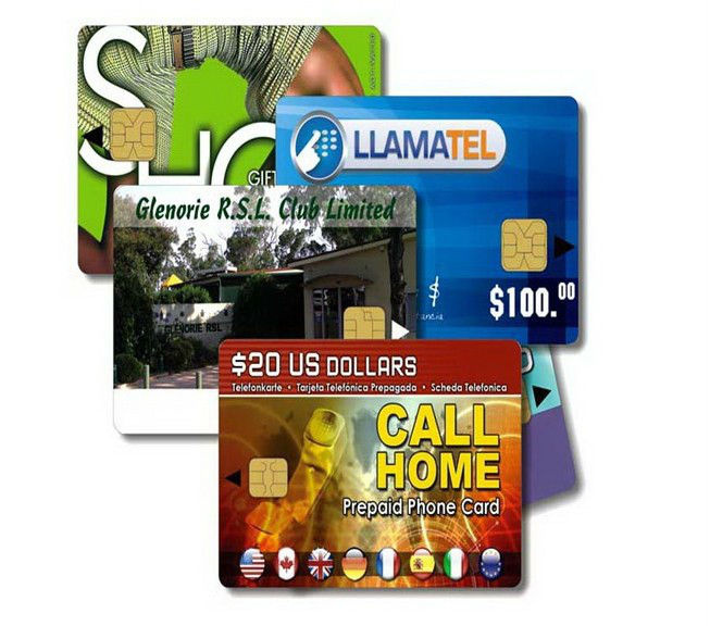 Sle/Atmel Contact IC Chip Smart Cards with ISO7816 Size