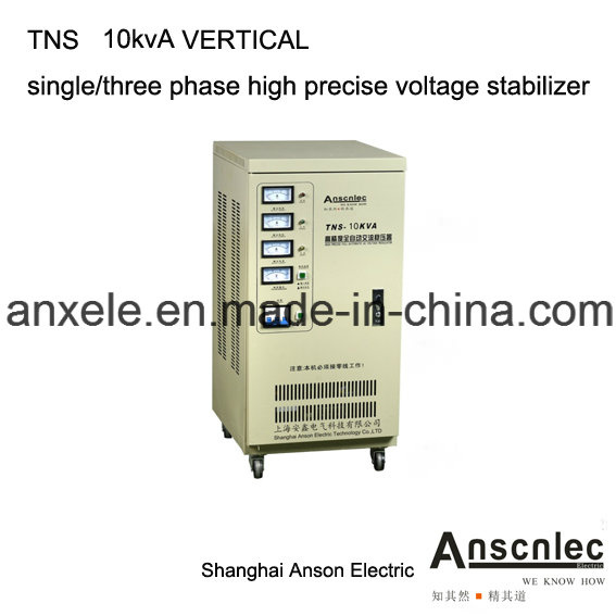 Tns 10kVA Three Phase AC Voltage Regulator and Home Voltage to Industrial Voltage Power Inverter Power Supply