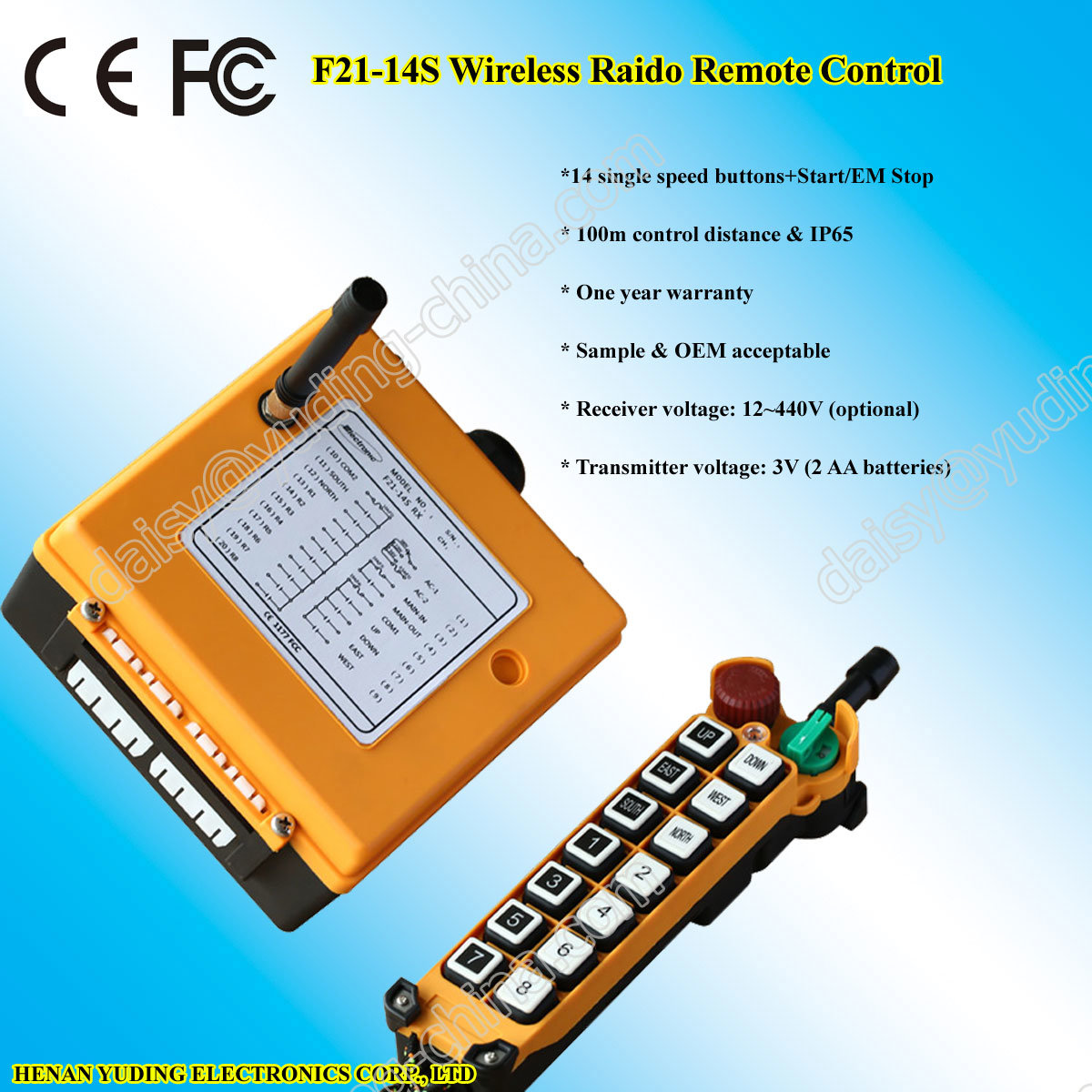 F21-14s Single Speed Remote Controller
