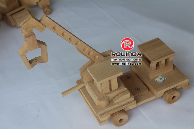 Wooden Toy Wooden Truck Toy for Children Education