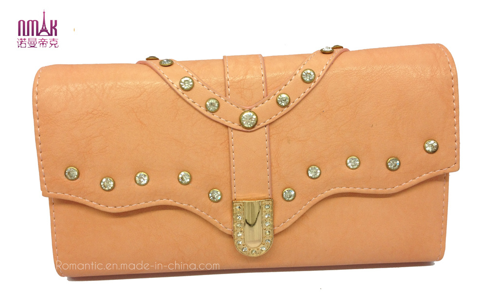 Jewel Decorate Lady Clutches Wallet (NMDK-W026)