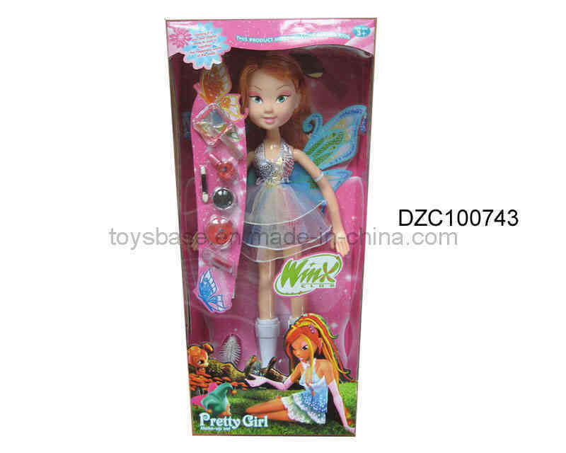 Plastic Toy Doll Toy - Doll with Cosmetics (DZC100743)