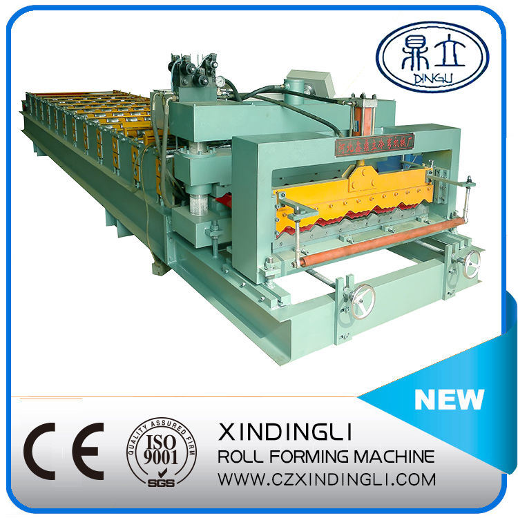 Classic Glazed Tile Colored Tile Roll Forming Machinery