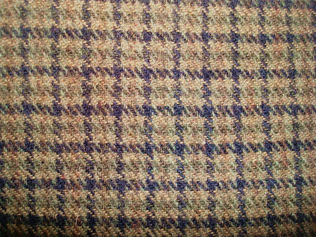 Wool Nylon Blenched Yarn Dyed Check Woolen Fabric