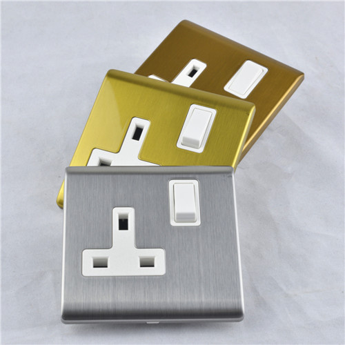 13A 1 Gang Switched Socket, Bs Socket