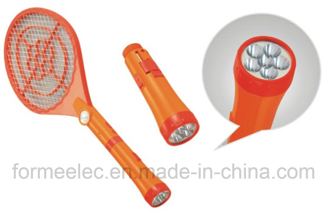 Rechargeable Electric Mosquito Swatter C6227 with LED Torch Mosquito Killer