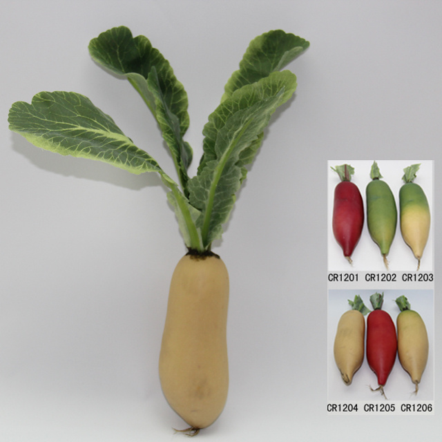 Artificial Vegetable, Imitative Polyfoam Radish (CRH04-4A-1204)