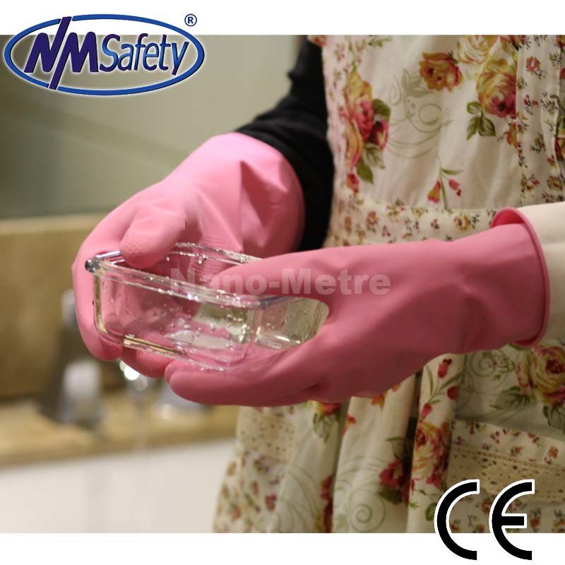 Nmsafety Latex Household Water Proof Cleaning Work Glove