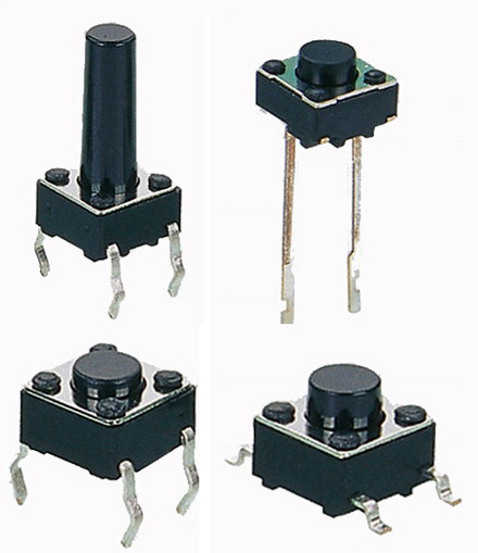 Tact Switch (Plug-In)