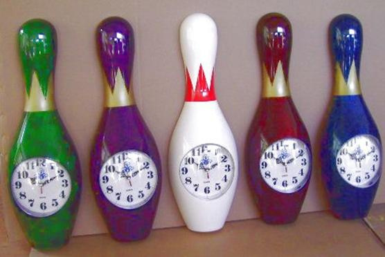Bowling Wall Clock