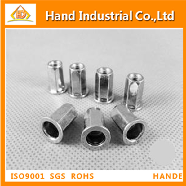 Flat Head Full Hex Open End Rivet Nut Manufacturer