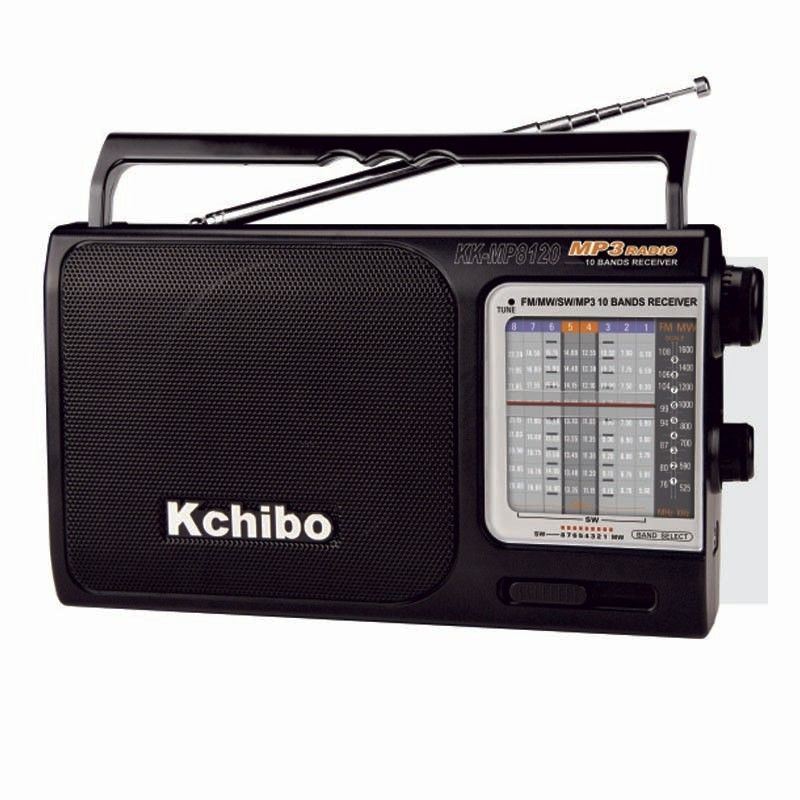 Kchibo Kk-MP8120 Bluetooh Radio FM/MW/Sw1-8 Full Band Receiver
