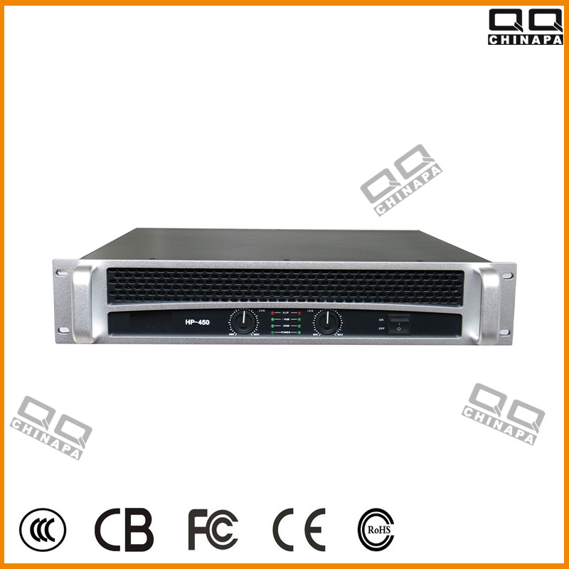 Professinal Power Amplifier 600W 2 CH Amplifier for Stage