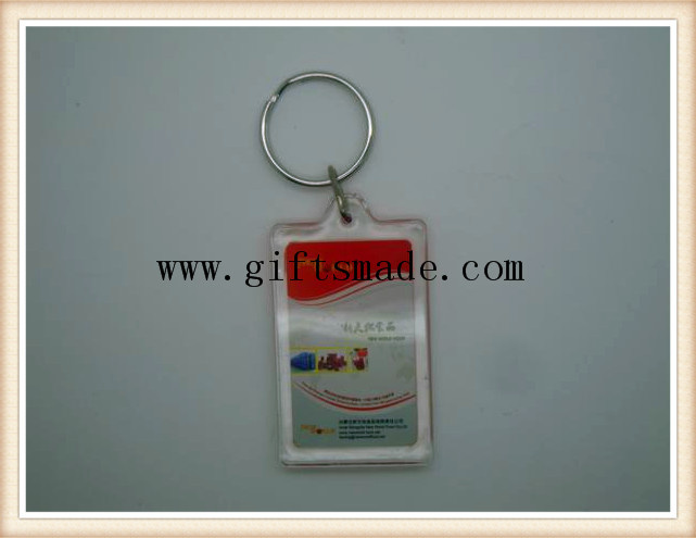 Acrylic Plastic Key Chain