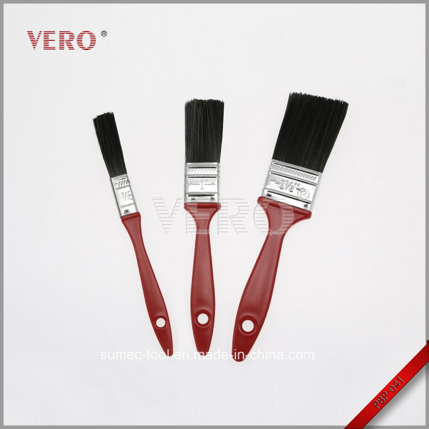 Thin Plastic Handle Paintbrush Soft Bristle (PBP-041)