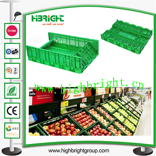 Collapsible Plastic Fruit Crate for Sale