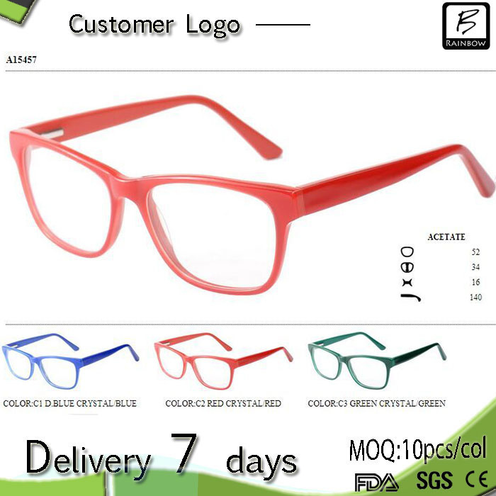 2015 Fashion Colorful Acetate Eyewear in High Quality (A15457)