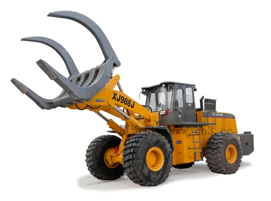 Xj988j Wood Handler Machinery Clipping Machine Wheel Log Loader