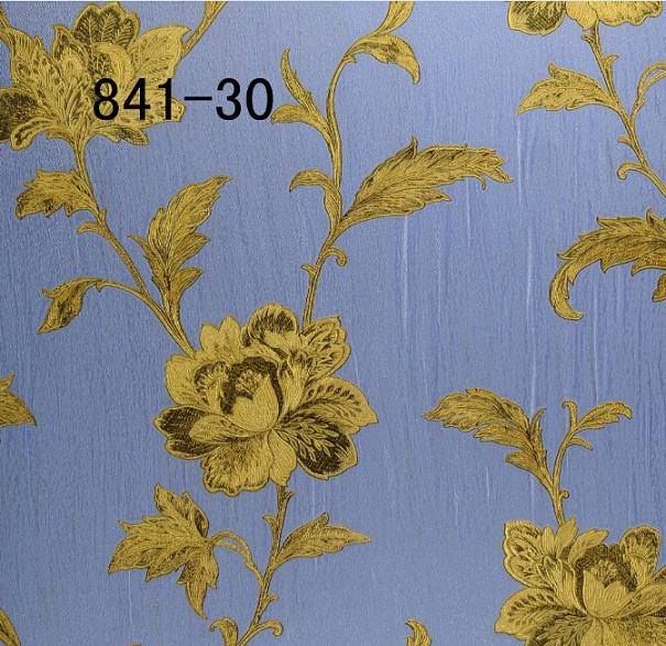 Italy Design New Deep Embossed PVC Wall Paper (841-30)