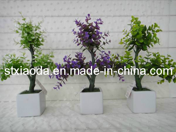 Artificial Plastic Tree Potted Flower (C0364)