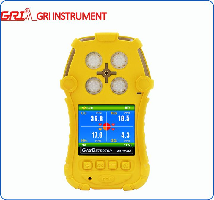 Portable Multi Gas Detector Multi Gas Analyzer for CH20, Tvoc, Co, H2s, No2, No, So2