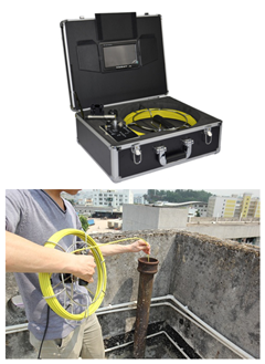 DVR Video & Audio Record Sewer Pipe Camera