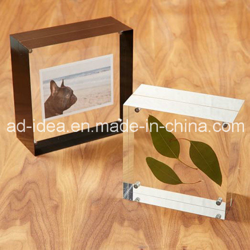 Multicolor Photo Frame Acrylic Display Rack / Clear Acrylic Exhibition Stand
